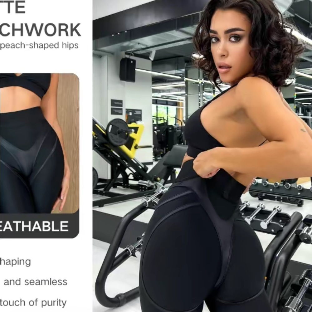 ZASUWA Female Fly Eye Push-up High-rise Leggings - Picture 4 of 5
